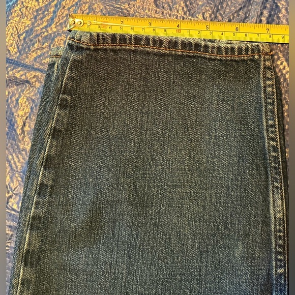 Women’s Abercrombie & Fitch Dark Blue Straight Leg Jeans Size 35 - Picture 15 of 15